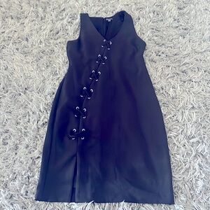 Black crisscross dress